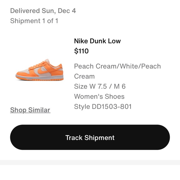 Peach Cream Dunks - Picture 5 of 5